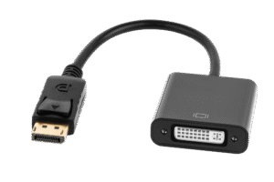Cabletech Video Adapter - Displayport (m) naar DVI-I (Dual Link) (v) - Zwart
