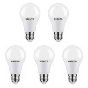 Asalite LED Lamp A60 E27 Fitting - 12W = 82W - 1200 Lumen - 4000K Neutraal Wit Licht - Niet Dimbaar - 220-240V - Energiezuinig - 5 stuks