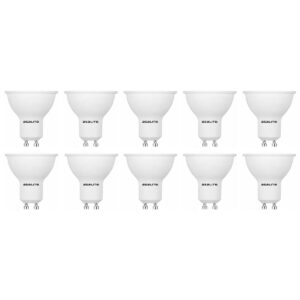 Asalite LED Lamp Spot GU10 Fitting - 7W = 48W - 600 Lumen - 4000K Neutraal Wit Licht - Niet Dimbaar - 220-240V - Ø50mm - GU10 LED Spotlamp - 10 stuks