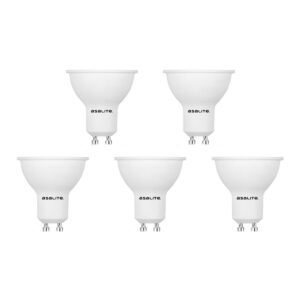 Asalite LED Lamp Spot GU10 Fitting - 7W = 48W - 600 Lumen - 3000K Warm Wit Licht - Niet Dimbaar - 220-240V - Ø50mm - GU10 LED Spotlamp - 5 stuks