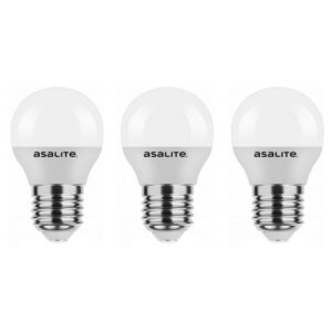 Asalite LED Lamp G45 E27 Fitting - 4W = 30W - 350 Lumen - 4000K Neutraal Wit Licht - Niet Dimbaar - 220-240V - Energiezuinig - 3 stuks