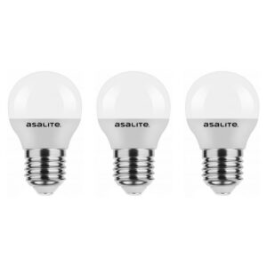 Asalite LED Lamp G45 E27 Fitting - 6W = 40W - 510 Lumen - 3000K Warm Wit Licht - Niet Dimbaar - 220-240V - Energiezuinig - 3 stuks