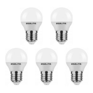 Asalite LED Lamp G45 E27 Fitting - 6W = 40W - 510 Lumen - 3000K Warm Wit Licht - Niet Dimbaar - 220-240V - Energiezuinig - 5 stuks