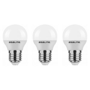 Asalite LED Lamp G45 E27 Fitting - 6W = 40W - 510 Lumen - 4000K Neutraal Wit Licht - Niet Dimbaar - 220-240V - Energiezuinig - 3 stuks