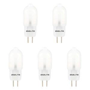 Asalite LED Lamp G4 Fitting - 1.5W = 13W - 110 Lumen - 3000K Warm Wit Licht - Niet Dimbaar - Insteeklampje 12V - 5 stuks
