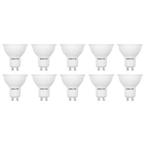 Asalite LED Lamp Spot GU10 Fitting - 7W = 50W - 600 Lumen - 6500K Koud Wit Daglicht - Niet Dimbaar - 220-240V - Ø50mm - GU10 LED Spotlamp - 10 stuks