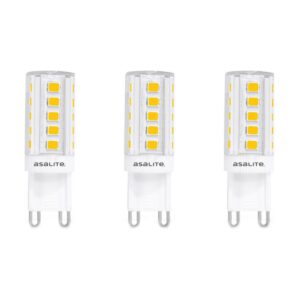 Asalite LED Lamp G9 Fitting - 3W = 30W - 330 Lumen - 4000K Neutraal Wit Licht - Niet Dimbaar - 220-240V -  G9 LED Steeklampje - 3 stuks