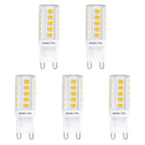 Asalite LED Lamp G9 Fitting - 3W = 30W - 330 Lumen - 4000K Neutraal Wit Licht - Niet Dimbaar - 220-240V -  G9 LED Steeklampje - 5 stuks