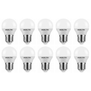 Asalite LED Lamp G45 E27 Fitting - 4W = 30W - 350 Lumen - 3000K Warm Wit Licht - Niet Dimbaar - 220-240V - Energiezuinig - 10 stuks