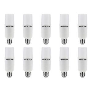 Asalite LED Lamp T45 E27 Fitting - 13W = 88W - 1300 Lumen - 4000K Neutraal Wit Licht - Niet Dimbaar - 220-240V - 10 stuks