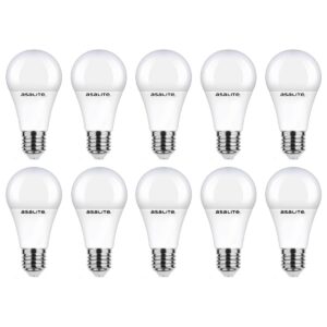 Asalite LED Lamp A65 E27 Fitting - 18W = 125W - 2000 Lumen - 4000K Neutraal Wit Licht - Niet Dimbaar - 220-240V - Energiezuinig- 10 stuks