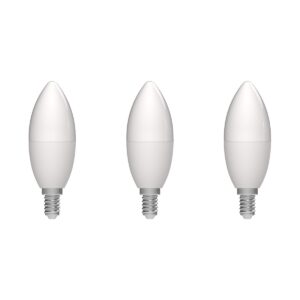 Avide E14 LED Lamp 2.9W - Kaarslamp B35 - Zuinig + Hoge Lichtopbrengst 470lm - Warm Wit Licht - Vervangt 40W - 3 stuks