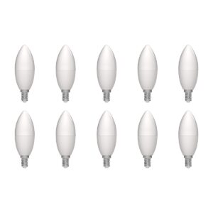 Avide E14 LED Lamp 2.9W - Kaarslamp B35 - Hoog Lumen 470 Lumen - 240V - 4000K - Neutraal Wit - Vervangt 40W - 10 stuks