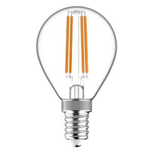 Avide E14 LED Filament Lamp 2W - 250lm - 2700K - Extra Warm Wit - LED Mini Globe P45 - Vervangt 20W Gloeilamp