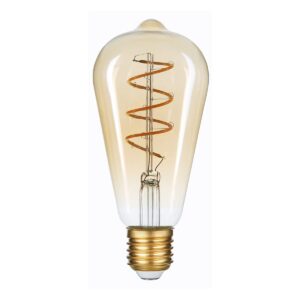 Avide E27 LED Filament Lamp 4.5W - 400lm - 2700K - Extra Warm Wit - LED Edison ST58 - Vervangt 35W Gloeilamp