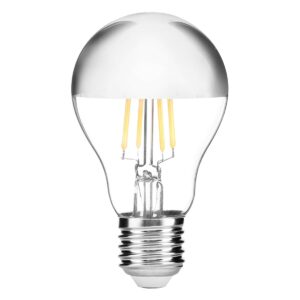 Avide E27 LED Filament Lamp 7W - 680lm - 2700K - Extra Warm Wit - LED Kopspiegel Globe A60 - Vervangt 60W Gloeilamp