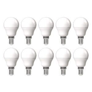 Avide E14 LED Lamp 2.5W - 250lm - 4000K - Neutraal Wit - LED Mini Globe P45 - Vervangt 25W Gloeilamp - 10 stuks