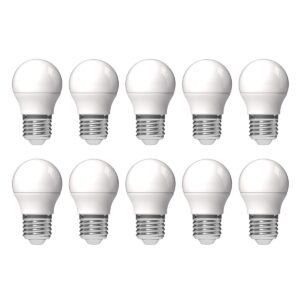 Avide E27 LED Lamp 4.5W - 470lm - 3000K - Warm Wit - LED Mini Globe P45 - Vervangt 40W Gloeilamp - 10 stuks
