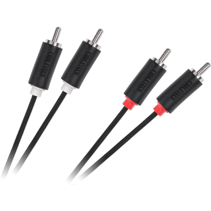 Cabletech Aux Kabel - Audio Kabel - 2x RCA (m) naar 2x RCA (m)_KPO3954_1