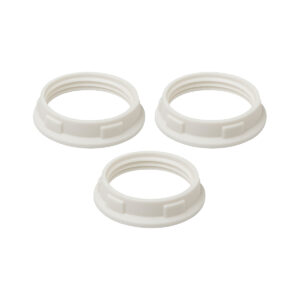 Losse Lamphouder ringen E14 - Ø28mm - Wit  (3 stuks)