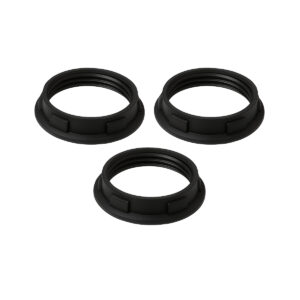 Losse Lamphouder ringen E14 - Ø28mm - Zwart (3 stuks)