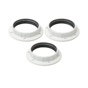 Losse Lamphouder ringen E27 - Ø40mm - Wit - (3 stuks)