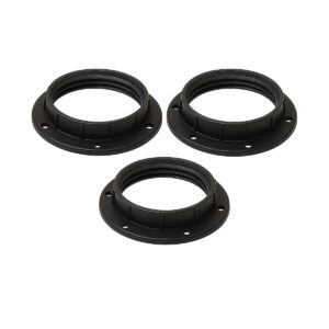 Losse Lamphouder ringen E27 - Ø40mm - Zwart - (3 stuks)