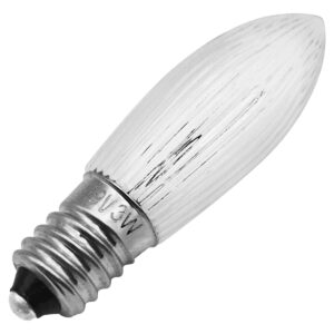 Reserve Kerstlampje E10 - Gloeilamp - 19V/3W - Warm Wit Licht - 2200K - 13 Lumen - Dimbaar - Helder