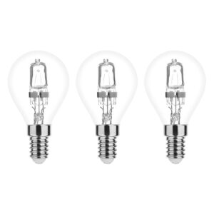 Modee E14 Halogeen Lamp Dimbaar 28W ECO - 370lm - 2700K - Warm Wit - ECO Halogeen Globe Mini P45 - 3 stuks