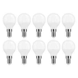 Modee E14 LED Lamp 4.9W - 470lm - 2700K - Warm Wit - LED Globe Mini P45 - Vervangt 40W Halogeen Gloeilamp - 10 stuks