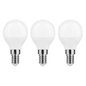 Modee E14 LED Lamp 4.9W - 470lm - 2700K - Warm Wit - LED Globe Mini P45 - Vervangt 40W Halogeen Gloeilamp - 3 stuks