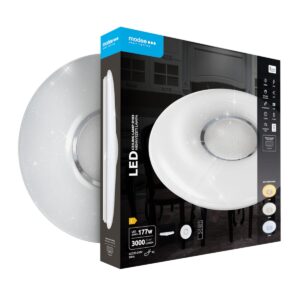 Modee Plafondlamp Diamand LED met Afstandbediening - ø 41cm - 24W - Plafonnière - Instelbare Kleurtemperatuur - 2 Stuks