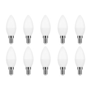 Modee E14 LED Lamp 4.9W - 470lm - 4000K - Neutraal Wit - LED Kaarslamp B35 - Vervangt 40W Halogeen Gloeilamp - 10 stuks