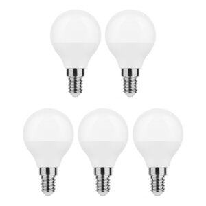 Modee E14 LED Lamp 7W - 700lm - 2700K - Warm Wit - LED Globe Mini P45 - Vervangt 54W Halogeen Gloeilamp - 5 stuks