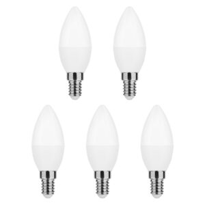 Modee E14 LED Lamp 7W - 700lm - 2700K - Warm Wit - LED Kaarslamp B35 - Vervangt 54W Halogeen Gloeilamp - 5 stuks
