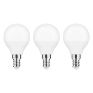 Modee E14 LED Lamp 7W - 700lm - 6000K - Daglicht Wit - LED Globe Mini P45 - Vervangt 54W Halogeen Gloeilamp - 3 stuks
