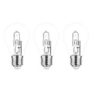 Modee E27 Halogeen Lamp Dimbaar 52W ECO - 815lm - 2700K - Warm Wit - ECO Halogeen Globe A55 - 3 stuks