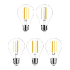 Modee E27 LED Lamp 10W - 1350lm - 2700K - Warm Wit - LED Filament Globe A67 - Vervangt 90W Halogeen Gloeilamp - 5 stuks