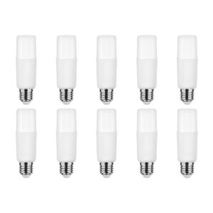 Modee E27 LED Lamp 11.1W - 1055lm - 2700K - Warm Wit - LED Stick Lamp T44 - Vervangt 75W Halogeen Gloeilamp - 10 stuks