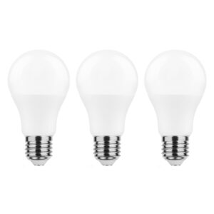 Modee E27 LED Lamp 11W - 1055lm - 4000K - Neutraal Wit - LED Globe A60 - Vervangt 75W Halogeen Gloeilamp - 3 stuks