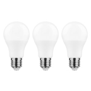 Modee E27 LED Lamp 11W - 1055lm - 6000K - Daglicht Wit - LED Globe A60 - Vervangt 75W Halogeen Gloeilamp - 3 stuks