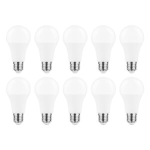 Modee E27 LED Lamp 13W - 1350lm - 2700K - Warm Wit - LED Globe A60 - Vervangt 91W Halogeen Gloeilamp - 10 stuks