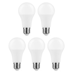 Modee E27 LED Lamp 13W - 1350lm - 6000K - Daglicht Wit - LED Globe A65 - Vervangt 91W Halogeen Gloeilamp - 5 stuks