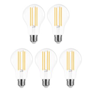 Modee E27 LED Lamp 17W - 2452lm - 4000K - Neutraal Wit - LED Filament Globe A70 - Vervangt 150W Halogeen Gloeilamp - 5 stuks