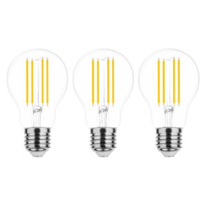 Modee E27 LED Lamp 4.2W - 470lm - 2700K - Warm Wit - LED Filament Globe A60 - Vervangt 40W Halogeen Gloeilamp - 3 stuks