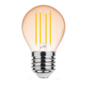 Modee E27 LED Lamp 4W - 320lm - 1800K - Warm Wit - LED Filament Amber Globe Mini P45 - Vervangt 28W Halogeen Gloeilamp