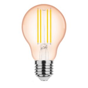 Modee E27 LED Lamp 4W - 360lm - 1800K - Warm Wit - LED Filament Amber Globe A60 - Vervangt 28W Halogeen Gloeilamp