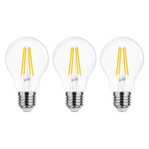 Modee E27 LED Lamp 4W - 470lm - 4000K - Neutraal Wit - LED Filament Globe A60 - Vervangt 40W Halogeen Gloeilamp - 3 stuks
