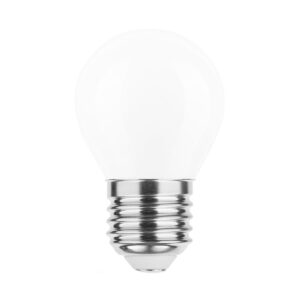 Modee E27 LED Lamp 4W - 470lm - 4000K - Neutraal Wit - LED Filament Melkglas Globe Mini P45 - Vervangt 40W Halogeen Gloeilamp