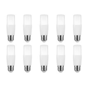 Modee E27 LED Lamp 7.9W - 700lm - 4000K - Neutraal Wit - LED Stick Lamp T37 - Vervangt 70W Halogeen Gloeilamp - 10 stuks